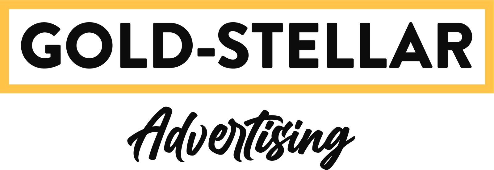 Gold Stellar Advertising Logo